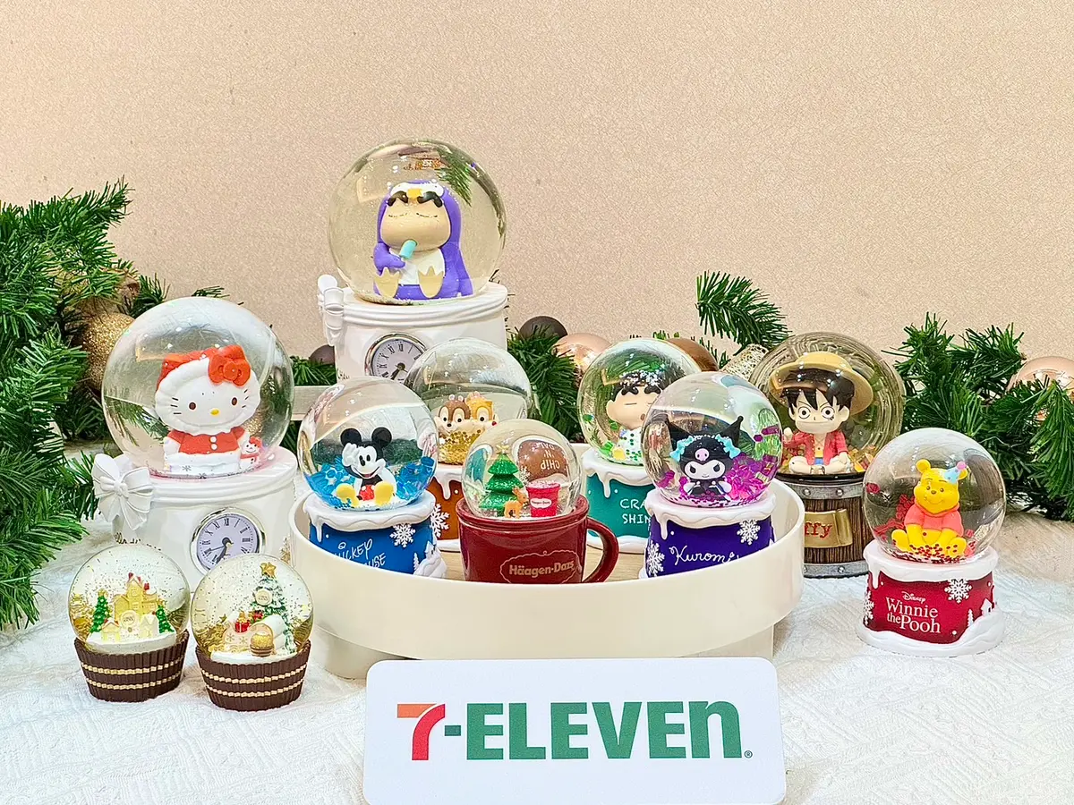 7-11最美10款聖誕水晶球!KITTY、蠟筆小新7大IP,台版「栗子提拉米蘇杯」開賣 7-11最美10款聖誕水晶球!KITTY、蠟筆小新7大IP,台版「栗子提拉米蘇杯」開賣