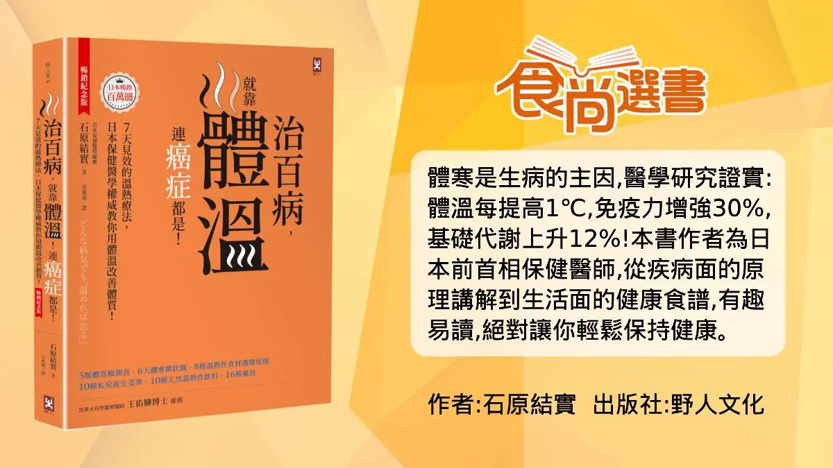 體溫較低罹癌機率增!體寒為百病之源,身體維持「這溫度」免疫力最強 體溫較低罹癌機率增!體寒為百病之源,身體維持「這溫度」免疫力最強