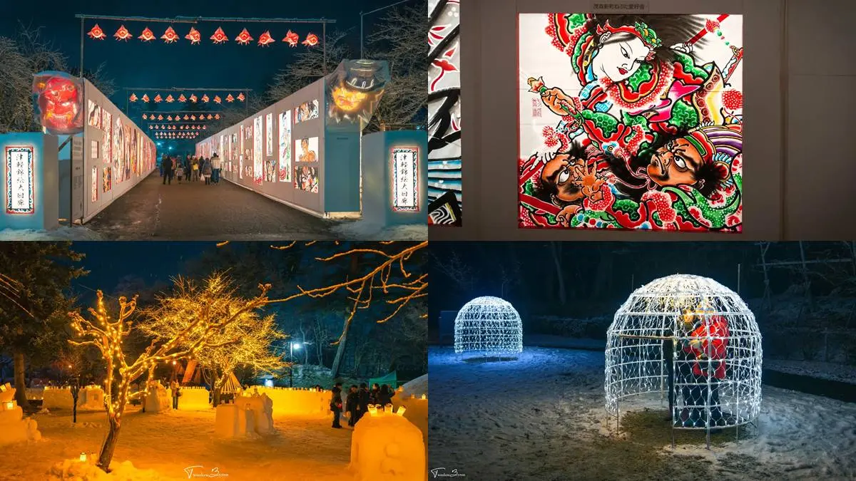 一生必看一次!夜訪百年古城「雪燈籠祭」,絕美映雪「冬之櫻」綿延兩岸 一生必看一次!夜訪百年古城「雪燈籠祭」,絕美映雪「冬之櫻」綿延兩岸