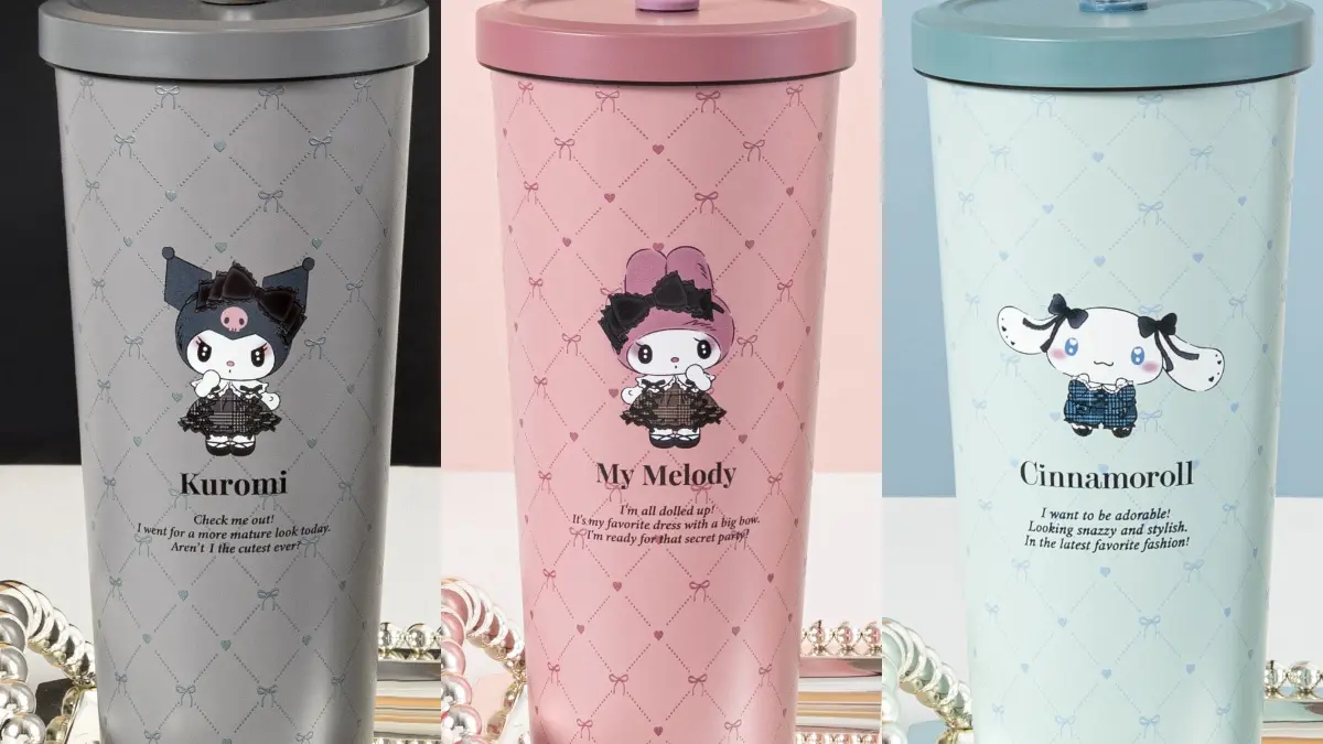 三麗鷗超甜美「蝴蝶結吸管杯」！大耳狗、酷洛米、美樂蒂，提袋＋收納套快搶（中獎公布）