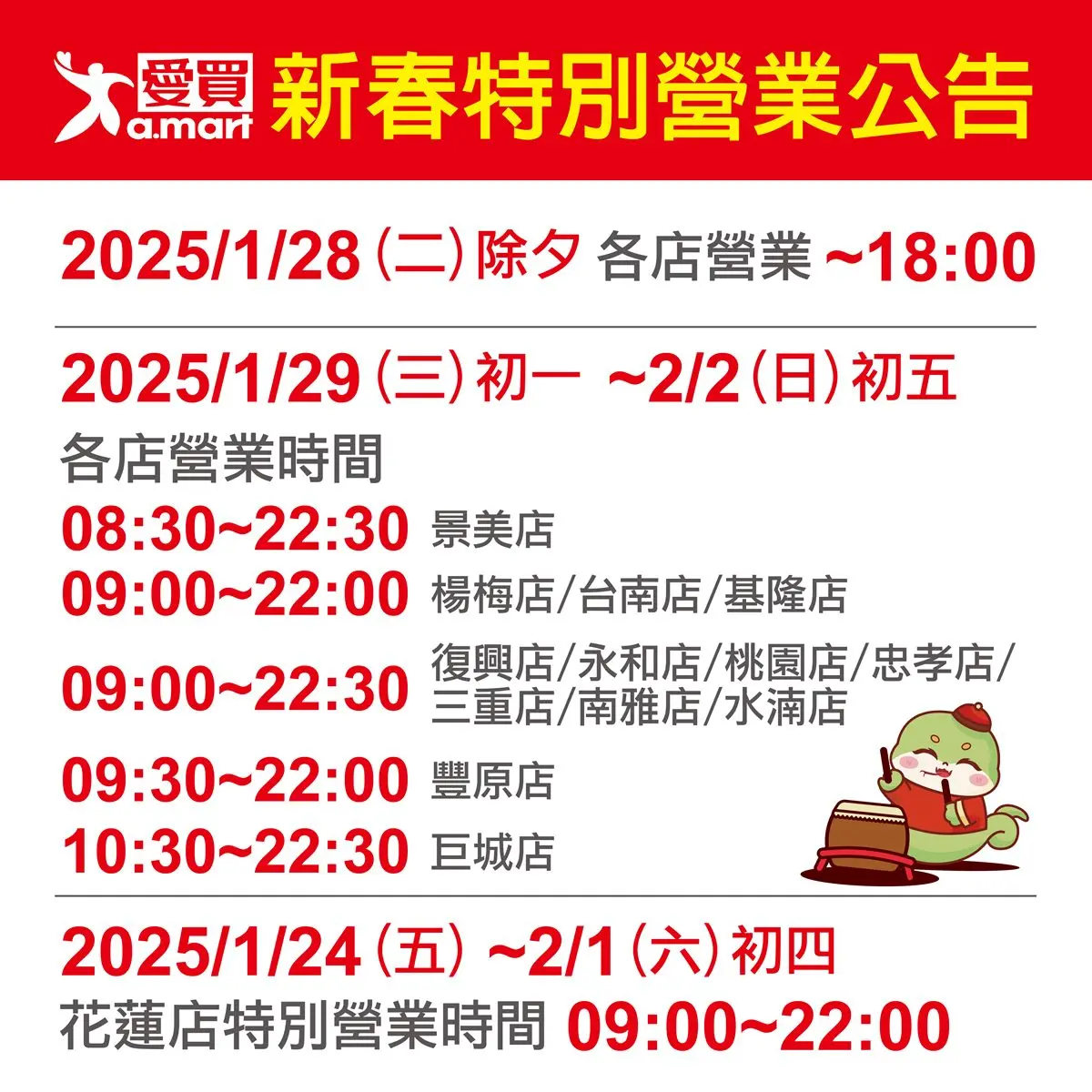 全聯除夕提早打烊!2025「春節營業時間」一次看,好市多初一店休 全聯除夕提早打烊!2025「春節營業時間」一次看,好市多初一店休