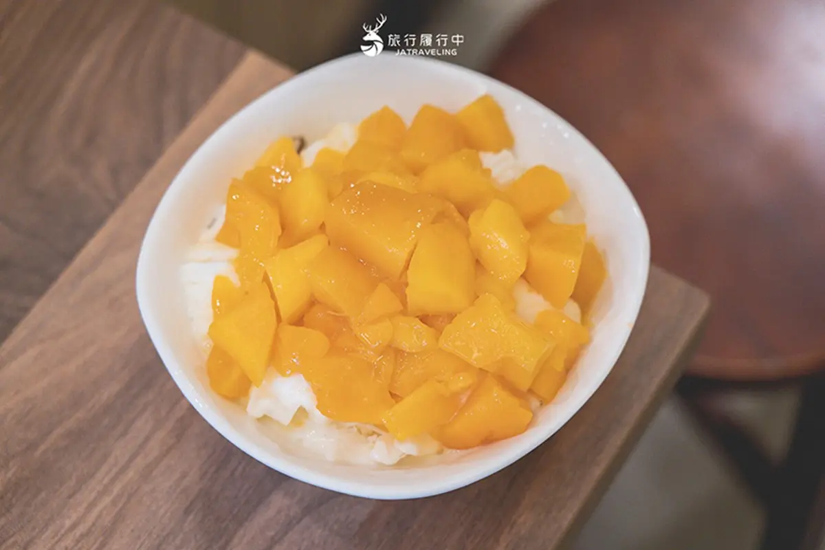 新竹城隍廟美食８｜芒果遇到冰
