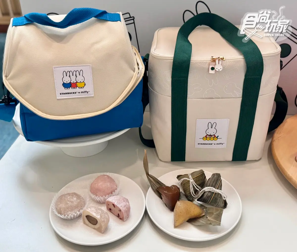 米飛兔綠圍裙娃娃太Q！「星巴克ｘmiffy」10款周邊開箱，端午禮盒買一送一券