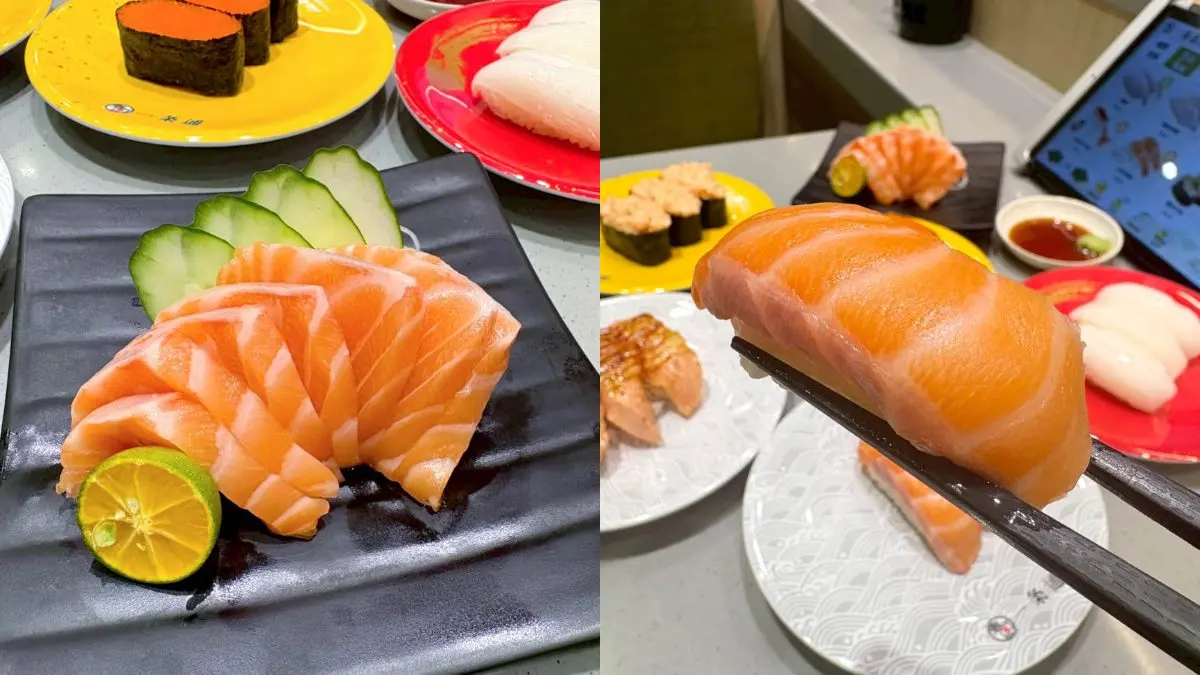 壽司第3貫免費!生鮭魚、焦糖鮭魚6款35元起開吃,鮭魚刺身免費送2片 壽司第3貫免費!生鮭魚、焦糖鮭魚6款35元起開吃,鮭魚刺身免費送2片