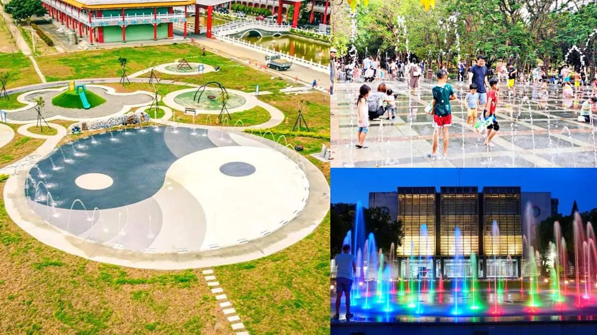 台南玩水景點Top 10！企鵝滑水道、迷你漂漂河、太極噴水池免費玩