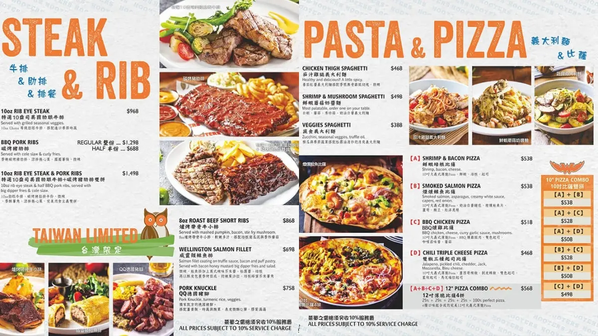 【異國美食祭】送招牌雞翅現賺238元！美式餐廳限時優惠，還有啦啦隊女孩幫剝蝦