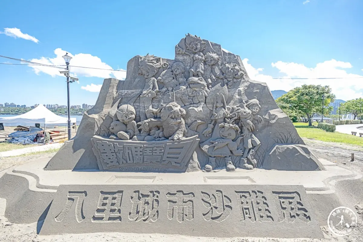 童年回憶《數碼寶貝》回來啦！新北沙雕展期間限定免費拍，搭配夜間光雕帥翻