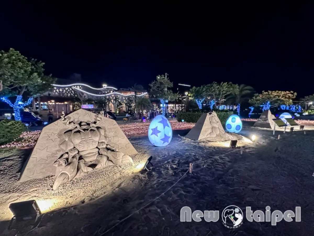童年回憶《數碼寶貝》回來啦！新北沙雕展期間限定免費拍，搭配夜間光雕帥翻