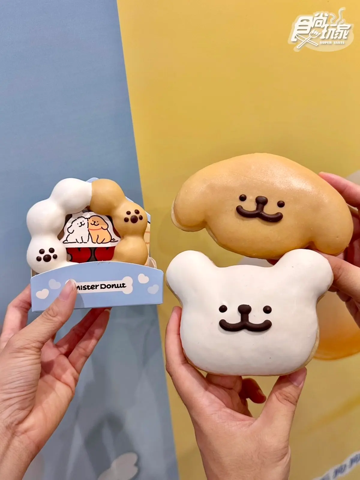 狗狗甜甜圈太Q！「Mister Donutｘ線條小狗」品項、周邊，奶茶季波堤同步吃