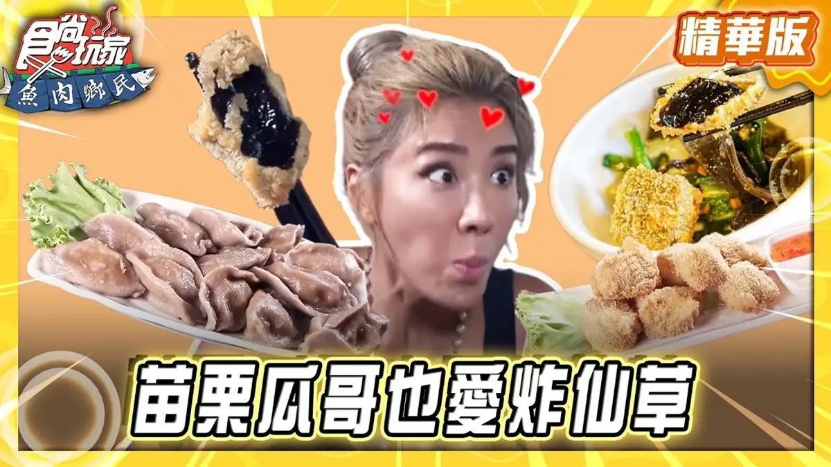 苗栗必吃「瓜哥也愛的炸仙草」！《食尚玩家》推薦「獅潭名產仙山仙草」