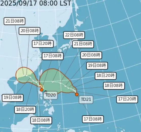 雙颱將接力報到！米塔颱風最快明生成「威力強又大」，這２天最接近台灣