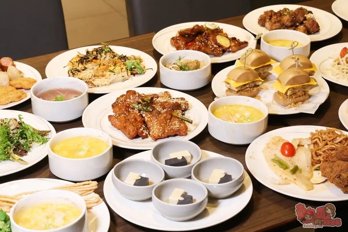 台南吃到飽17間全攻略:500元起開吃道地料理,牛肉湯、擔仔麵無限夾 台南吃到飽:煙波大飯店台南館-食東西自助餐廳