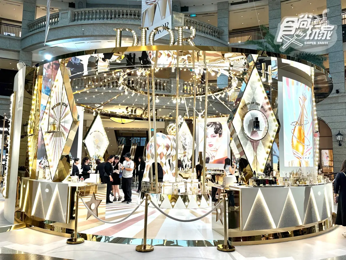 ５公尺DIOR聖誕樹！全台首座「奇幻星願馬戲團」快閃店，加碼室內最高聖誕樹