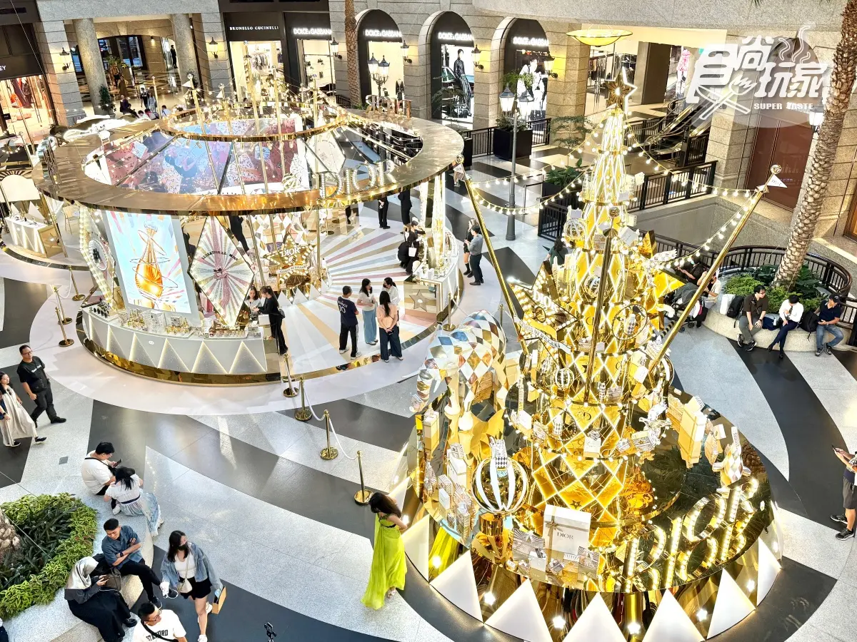 ５公尺DIOR聖誕樹！全台首座「奇幻星願馬戲團」快閃店，加碼室內最高聖誕樹