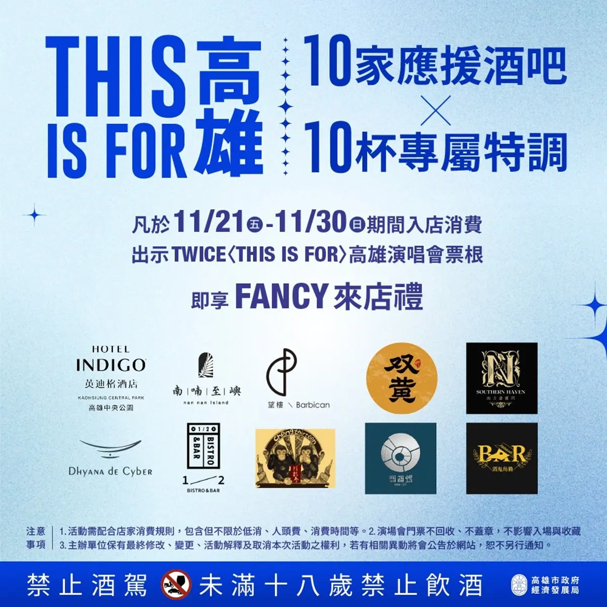TWICE高雄打卡地圖！７大應援地標、票根優惠一次看，周邊美食推薦快收藏