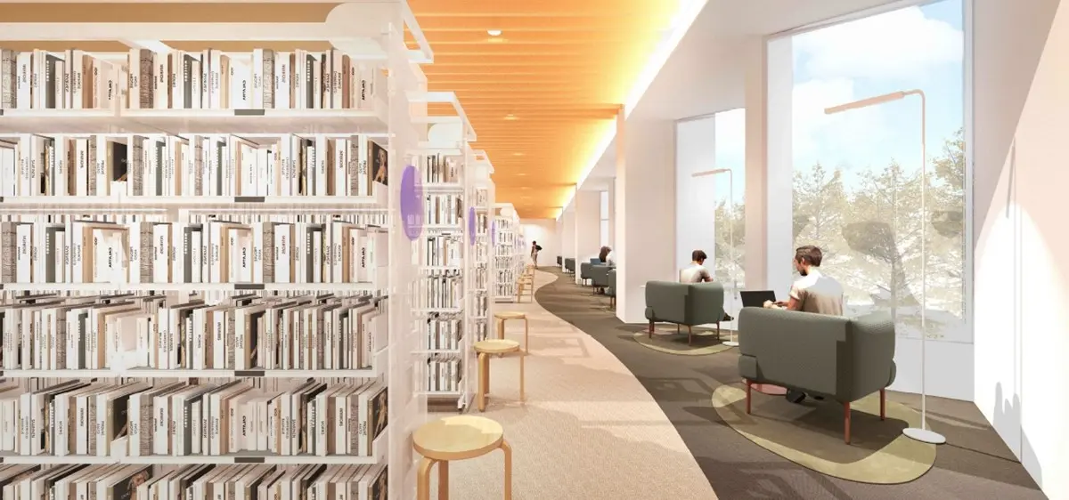 全台唯一「24小時圖書館」這時啟用！５層樓空間面向海景，室內模擬圖搶先看