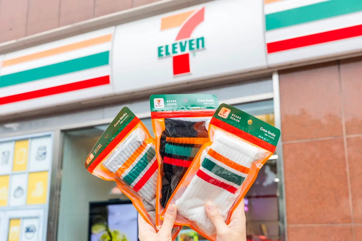 超商日系單品太好買！「7-11ｘBEAMS DESIGN」30多款小物，襪子、包款質感升級