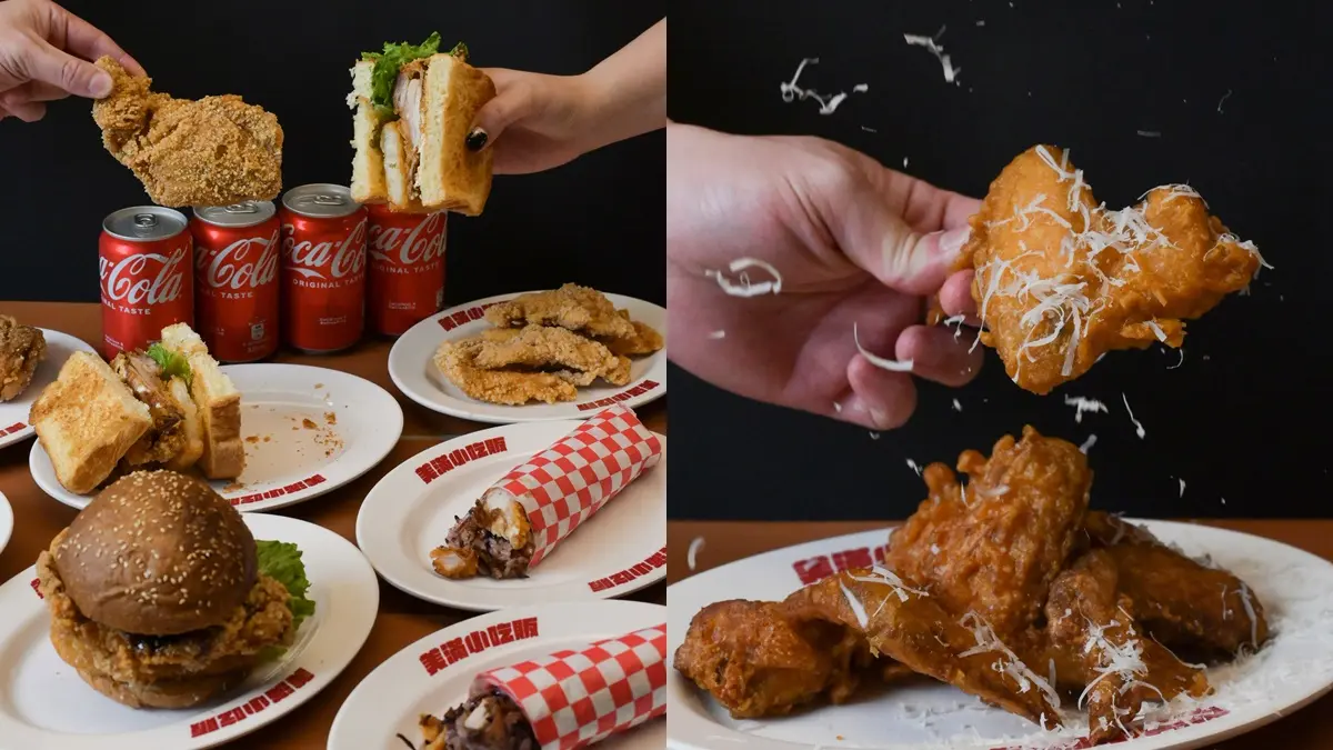 台南超夯「炸雞速食店」進軍北部！開幕時間搶看，必嗑香菜炸雞、BBQ飯捲