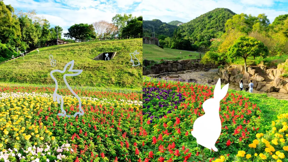 台北免費賞花秘境！繽紛花海持續到２月，搭捷運、公車就能輕鬆到