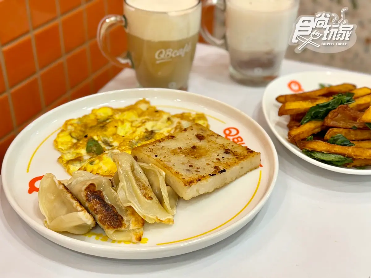 芋頭控快衝！Q Burger超狂「芋頭季」７款開箱，爆漿乳酪烤餅、可朗芙