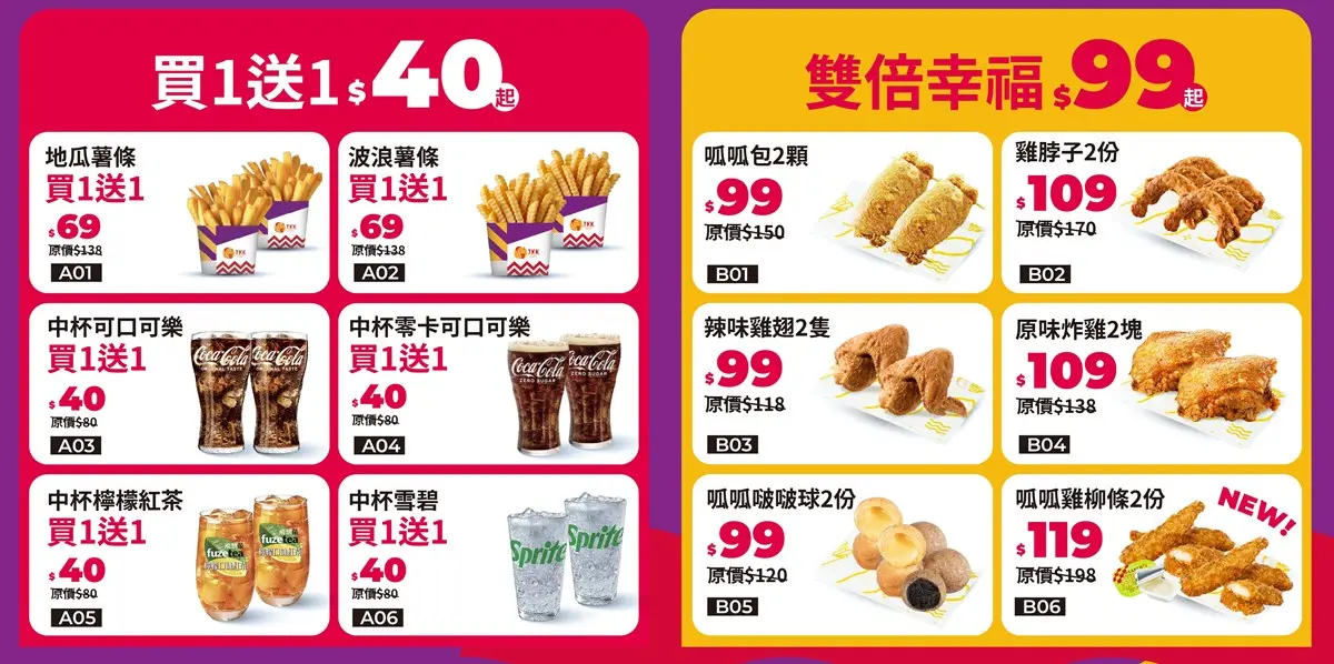 頂呱呱、德克士買一送一！５家「炸雞優惠」快收藏，三商炸雞只要26元