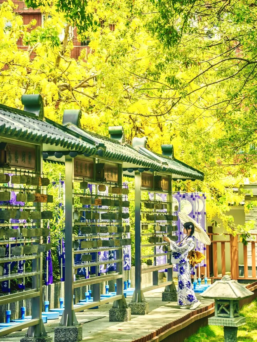 高雄下起夢幻黃金雨!絕美阿勃勒自行車道藏在這,加碼推薦16處免門票祕境 這不是日本!高雄隱藏版「阿勃勒森林」免費拍,古樸佛寺下起黃金雨超浪漫