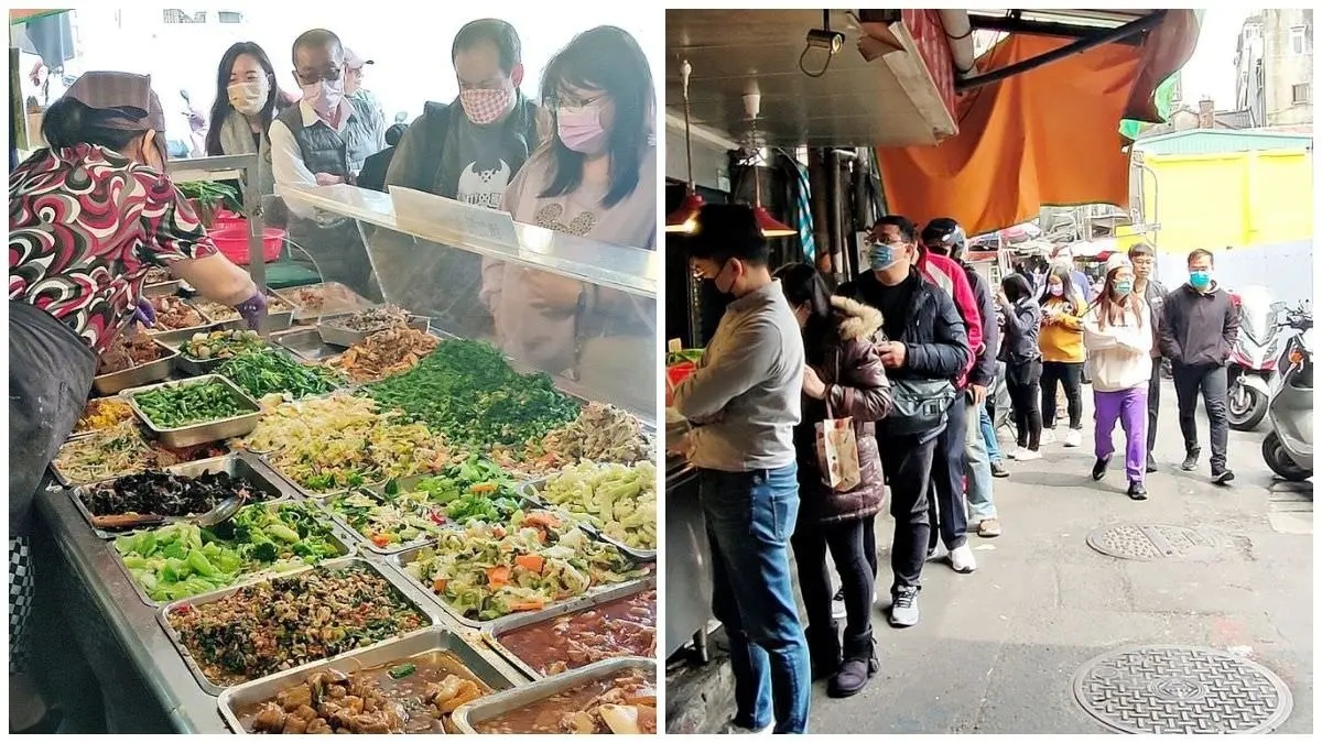 城中市場排隊王!現炸無骨「小雞飯」堆成小山,110元自選四菜還送熱湯 城中市場排隊王!現炸無骨「小雞飯」堆成小山,110元自選四菜還送熱湯
