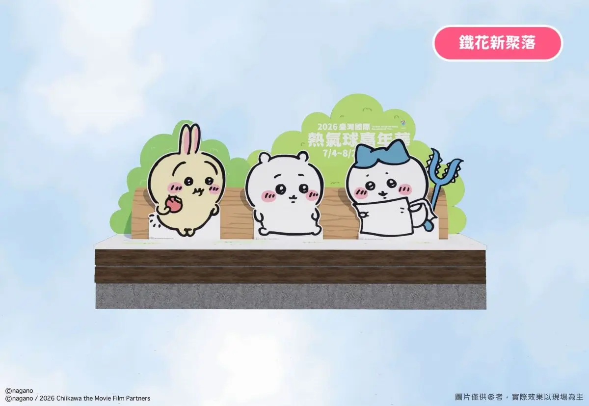 吉伊卡哇準備升空!「2026台東熱氣球嘉年華」本週登場,8主題打卡點搶先看 吉伊卡哇準備升空!「2026台東熱氣球嘉年華」本週登場,8主題打卡點搶先看