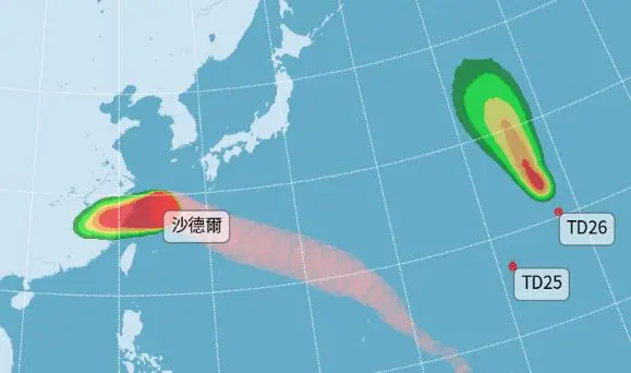 艾陶颱風最快今生成！沙德爾逼近台灣、海警已發布，「這段期間」風雨最劇烈