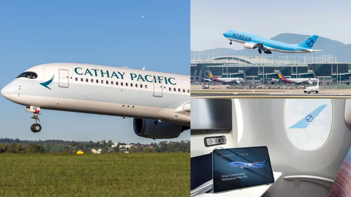 航空新訊一次看！國泰香港機票現折580元、大韓免費Wi-Fi、捷星高雄直飛沖繩