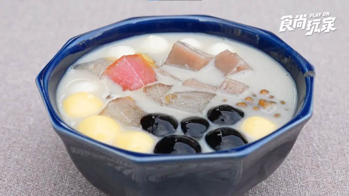 免費續豆花！桃園超狂「圓形豆花」連配料都變圓，還能變身手搖飲用吸的
