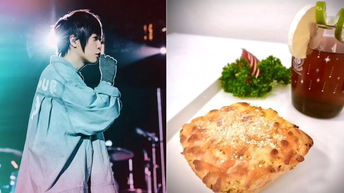 五月天主唱阿信點名一間「烤饅頭」店非常好吃。（圖／翻攝阿信臉書、蒜泥雖小臉書）